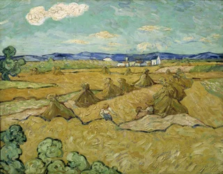 Les meules de foin